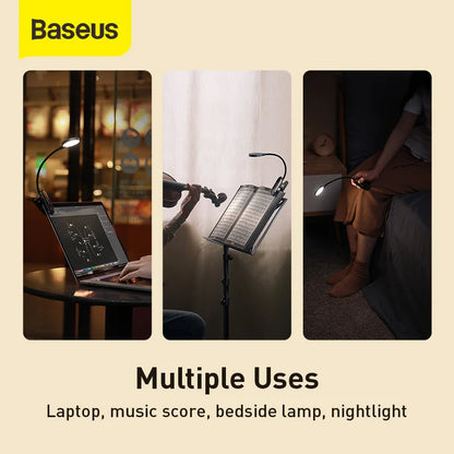 Desk Lamp Clip-On With USB Charging