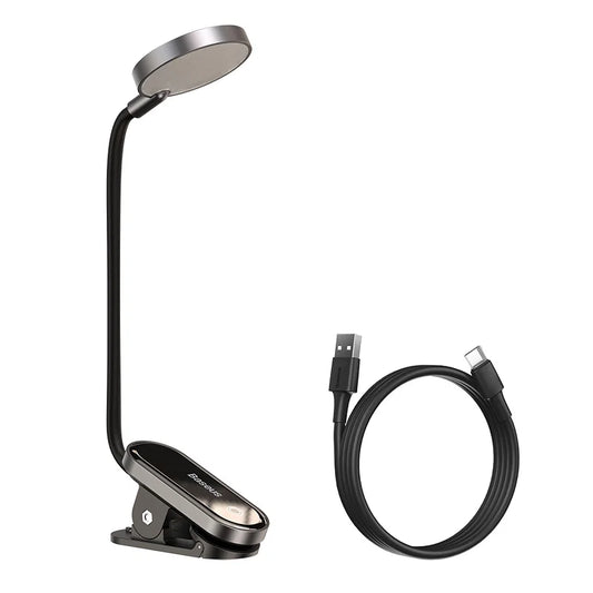 Desk Lamp Clip-On With USB Charging