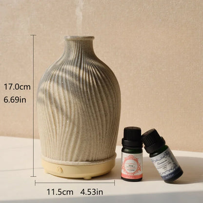 QIWAN Essential Oil Air Humidifier Purifier – Vase Shaped