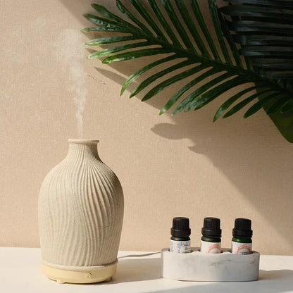 QIWAN Essential Oil Air Humidifier Purifier – Vase Shaped