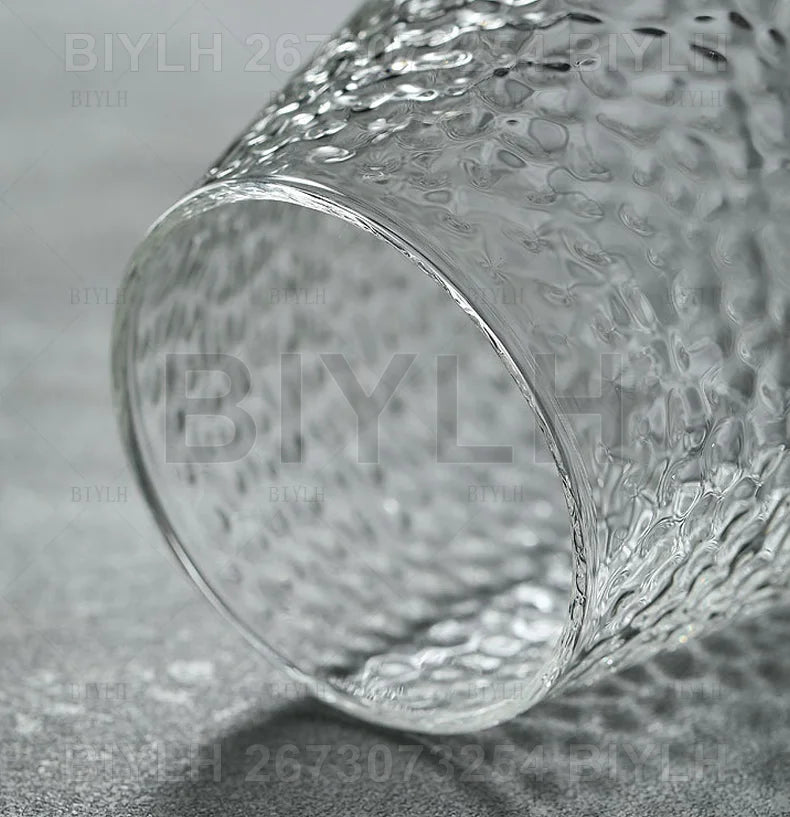 Volcanic Hydroponic Glass Vase – Modern Desktop Planter with Bamboo Base