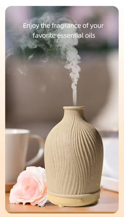 QIWAN Essential Oil Air Humidifier Purifier – Vase Shaped