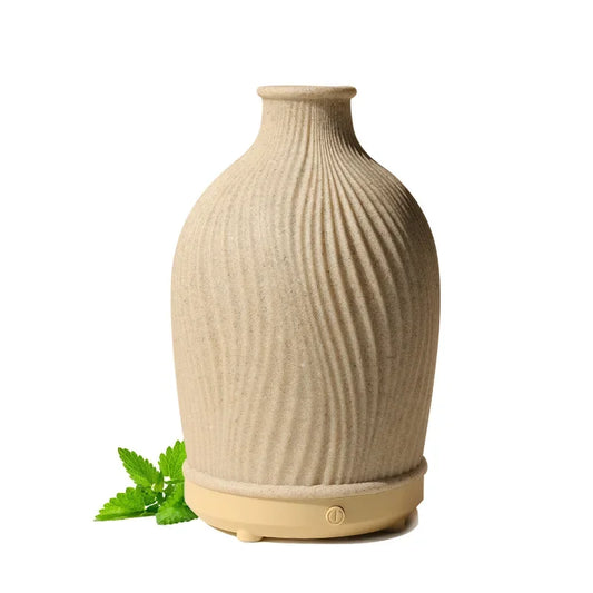 Trish n Bobs diffuser Creamy-white / USB-C QIWAN Essential Oil Air Humidifier Purifier – Vase Shaped