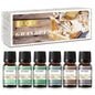 Trish n Bobs oil Grandpa Woodshop / 10ml EUQEE 6-Piece Holiday & Nature Essential Oils Set – Festive, Spicy, and Cozy Scents for Diffusers, Soaps, and Candles