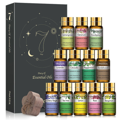 Trish n Bobs oil 12 piece Set / 5ml PHATOIL Essential Oils Combo - 12 Fragrant Oils for Home & Body!