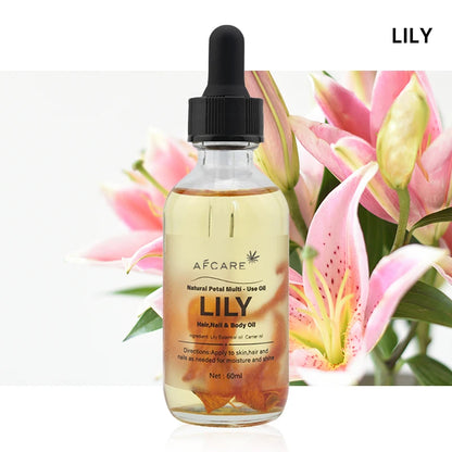 Trish n Bobs oil singles Lily / 60ml 60ml Pure Essential Oils with Dropper – Lavender, Eucalyptus, Vanilla & More for Aromatherapy, Massage, and DIY Projects