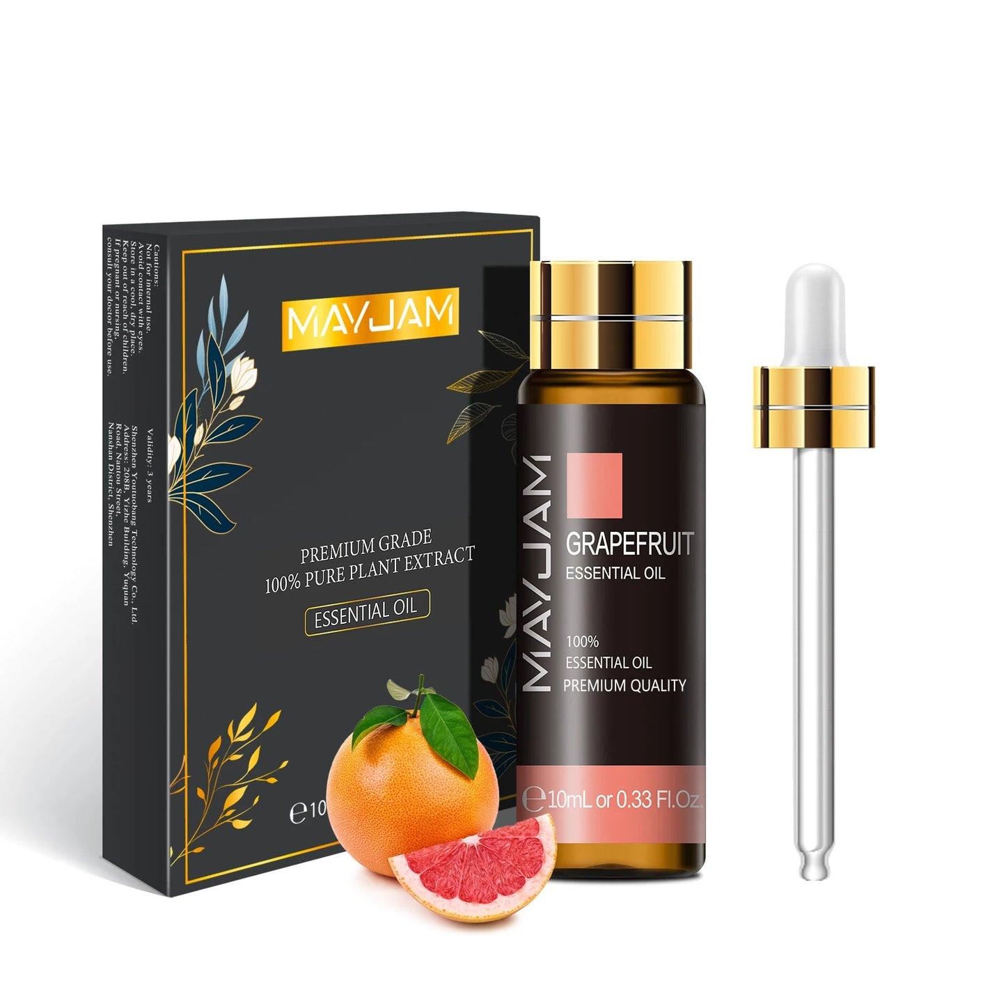 Trish n Bobs oil singles Grapefruit / 10ml MAYJAM Single Bottle Essential Oil | 10ml Pure Plant Extract