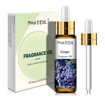 Trish n Bobs oil singles 10ml / Grape PHATOIL 10ml Singles Essential Fragrance Oil with Dropper