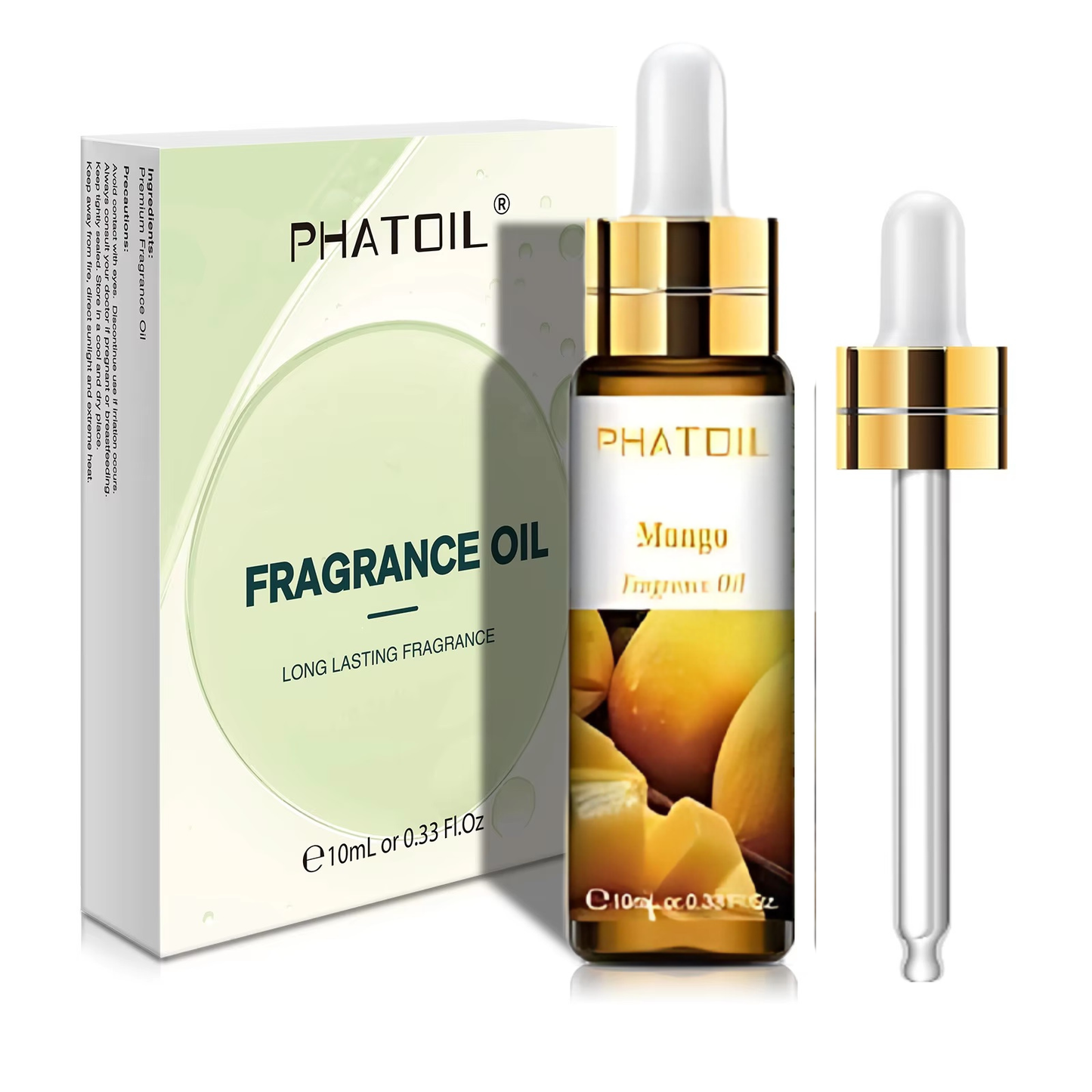 Trish n Bobs oil singles 10ml / Mango PHATOIL 10ml Singles Essential Fragrance Oil with Dropper