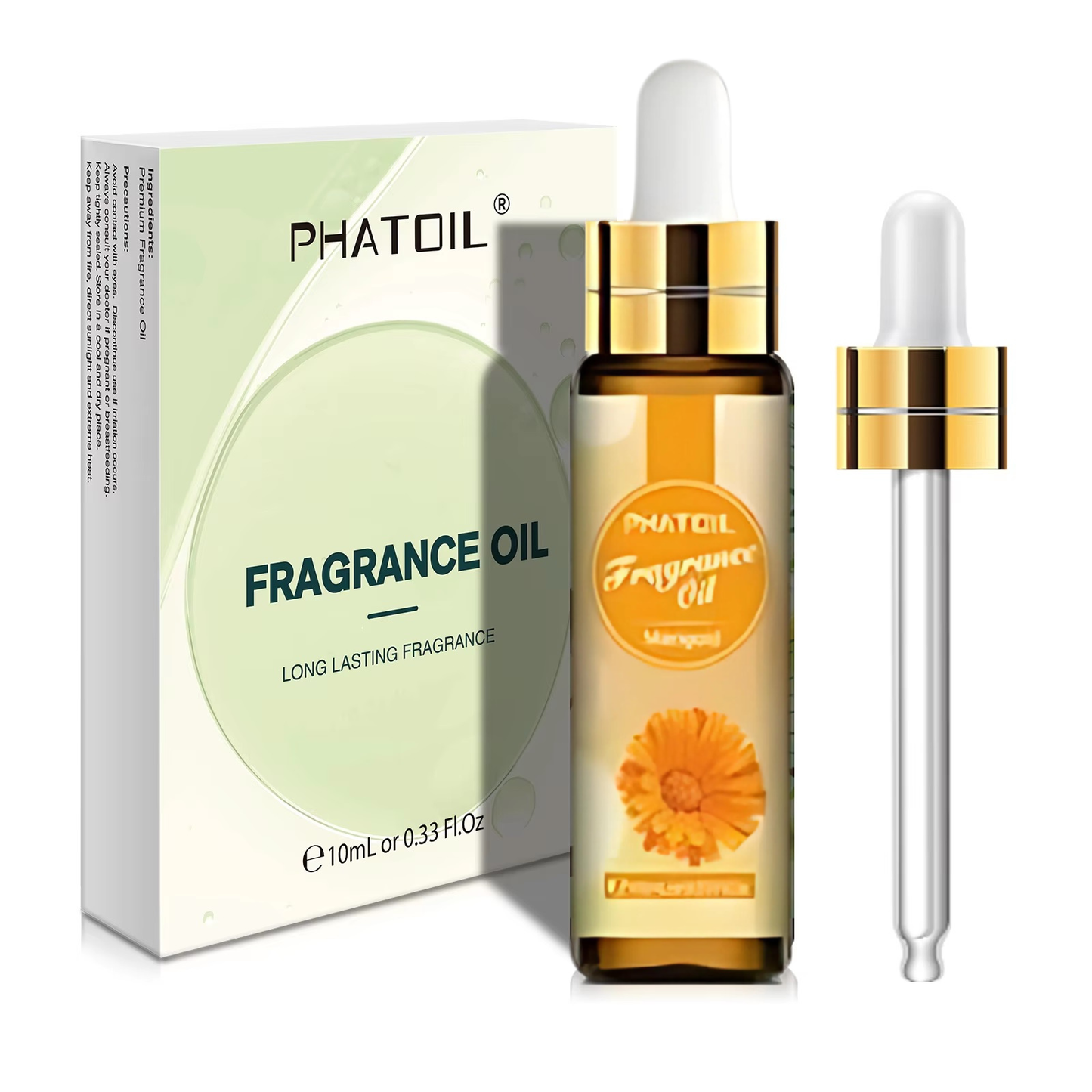 Trish n Bobs oil singles 10ml / Marigold PHATOIL 10ml Singles Essential Fragrance Oil with Dropper