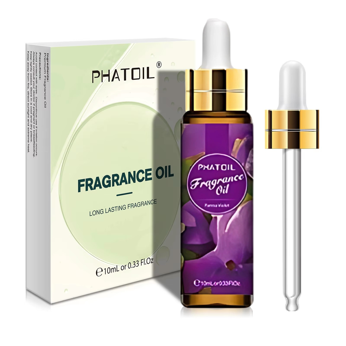 Trish n Bobs oil singles 10ml / Parma Violet PHATOIL 10ml Singles Essential Fragrance Oil with Dropper