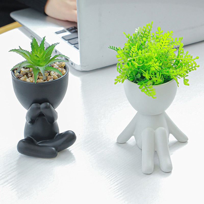 Cute Tree Man Pot