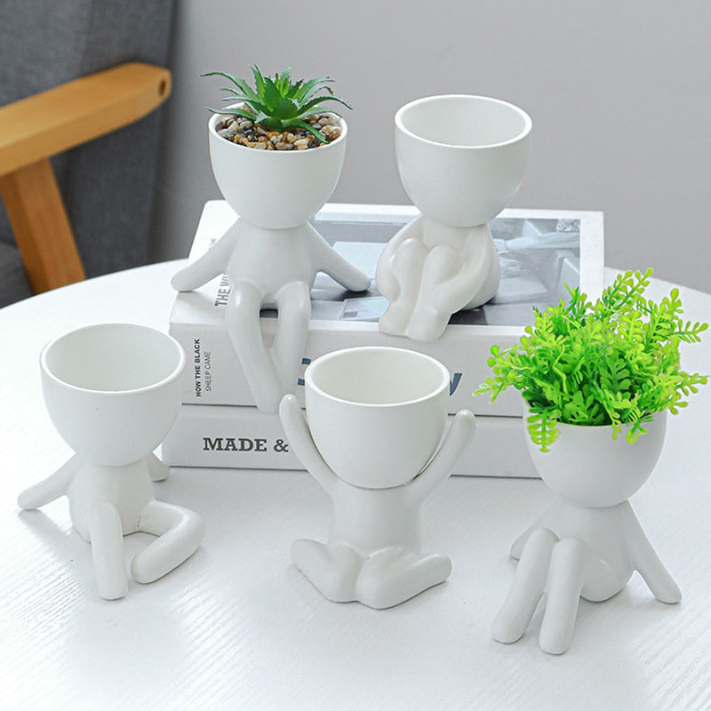 Trish n Bobs Pots & Planters Cute Tree Man Pot