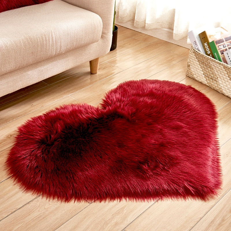 Trish n Bobs Rugs 70X90cm / winered Shaggy Carpet Mat